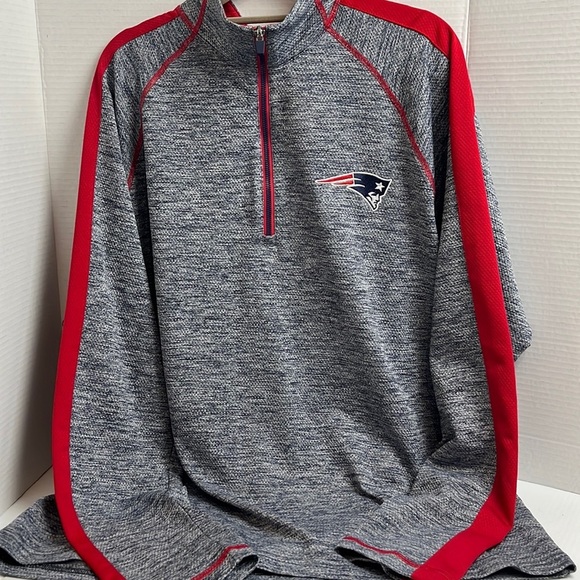 Antigua New England Patriots 1/4 zip longsleeve football base layer - Picture 1 of 6